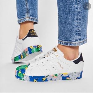 Adidas X Her Studio London Limited Edition Women's White Floral Sneakers